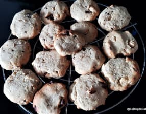 Cookies au beurre de cajou et farine de pois chiche