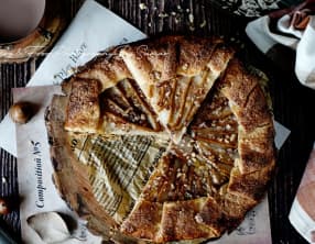 Tarte rustique aux poires
