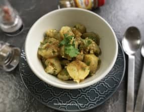 Salade de pommes de terre au cumin et coriandre