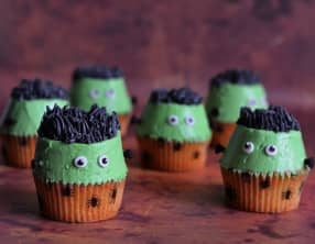 Cupcakes Frankenstein