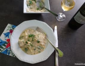 Cabillaud à la sauce moutarde