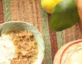 Curry de veau aux coings