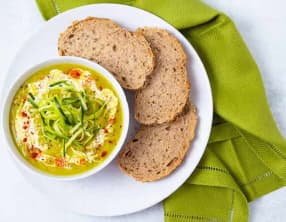 Soupe de courgettes et poireaux