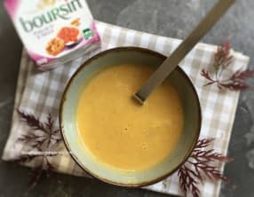 Velouté crémeux de butternut figues et noix