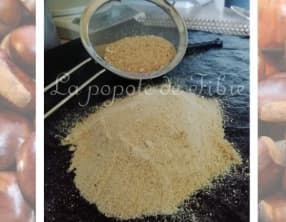 Farine de châtaignes