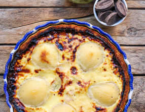 Tarte poire et chocolat