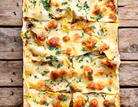 Lasagnes courge et champignons