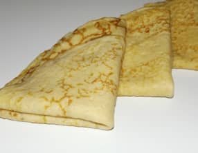 Crêpes aux jaunes d'œufs
