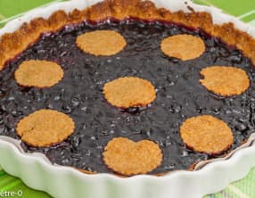 Tarte à la confiture de cassis