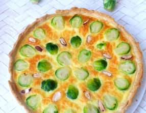 Quiche aux choux de Bruxelles