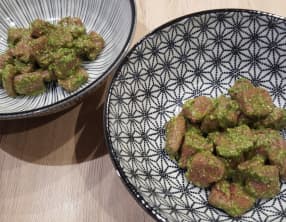 Gnocchis à la betterave sans gluten au pesto de sauge