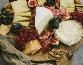Plateau de fromage et charcuterie