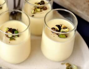 Panna cotta safran cardamome