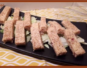 Bâtonnets de cake moelleux