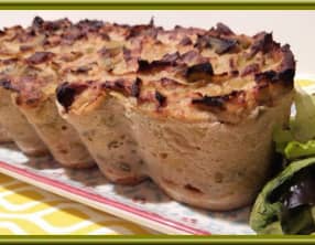 Pain de saumon et poireaux allégé