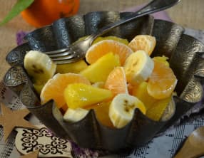 Salade de fruits d'hiver au sirop d'érable