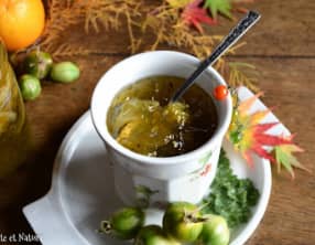 Confiture de tomates vertes, oranges et graines de fenouil