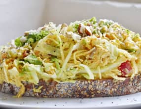 Ma tartine alcaline de crudité