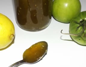 Confiture de tomates vertes aux citrons