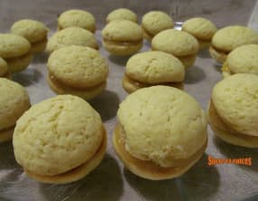 Biscuits au citron et lemon curd, comme des Whoopie pies