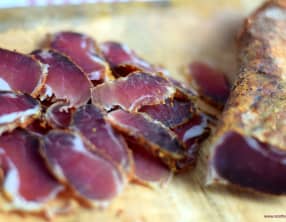 Viande séchée pour l'apéritif