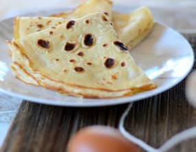 Pâte à crêpe sans beurre