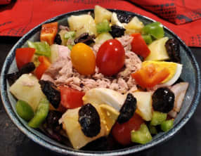 Salade pommes de terre aux thon