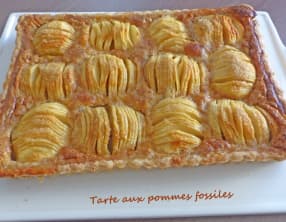 Tarte aux pommes fossiles