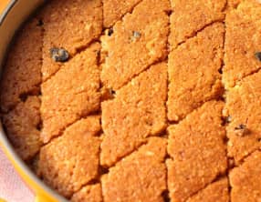 Basboussa au yaourt grec