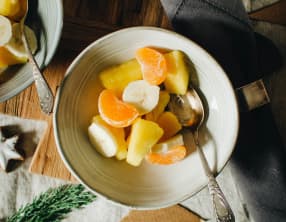 Salade de fruits de Noël