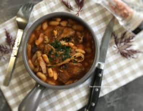 Ragoût d’agneau et mogettes de Vendée