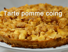 Tarte pomme coing