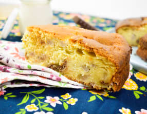 Gâteau moelleux poires et pralinoise