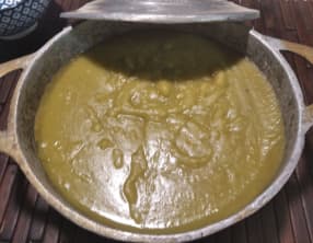 Purée de pois cassés