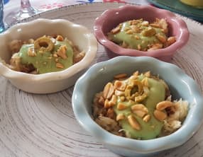 Verrine courgettes spaghetti