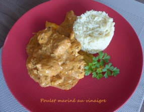 Poulet mariné au vinaigre
