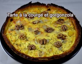 Tarte à la courge et gorgonzola