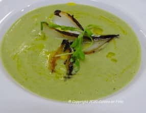 Velouté de salade romaine à l'oignon doux des Cévennes