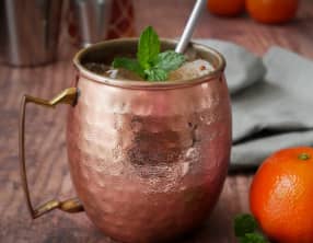 Cocktail de noël rhum clémentine