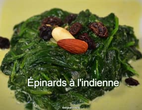 Épinards à l’indienne