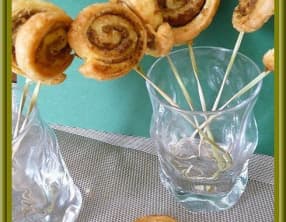 Escargots feuilletés à la tapenade verte