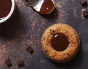 Financiers tigrés au gianduja