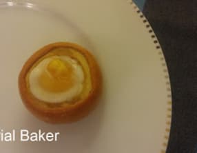 Pomme d'or et oeuf cocotte