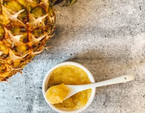 Confiture à l'ananas et à la vanille