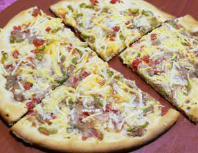 Pizza à la viande hachée