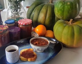 Confiture de potiron et à l'orange