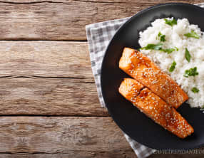 Saumon teriyaki
