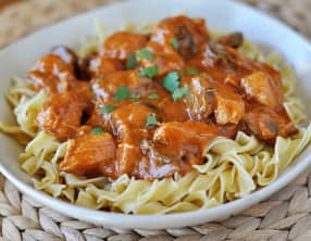 Aiguillettes de poulet et paprika