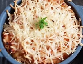 Gratin de coquillettes et thon