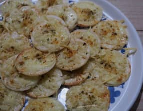 Toasts de wrap gratinés